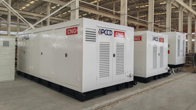 Booster Piston CNG Compressor L-type with PLC control system