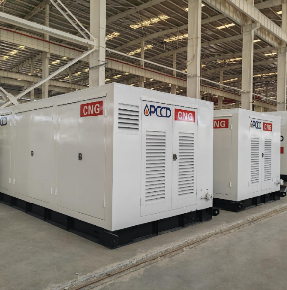Booster Piston CNG Compressor L-type with PLC control system