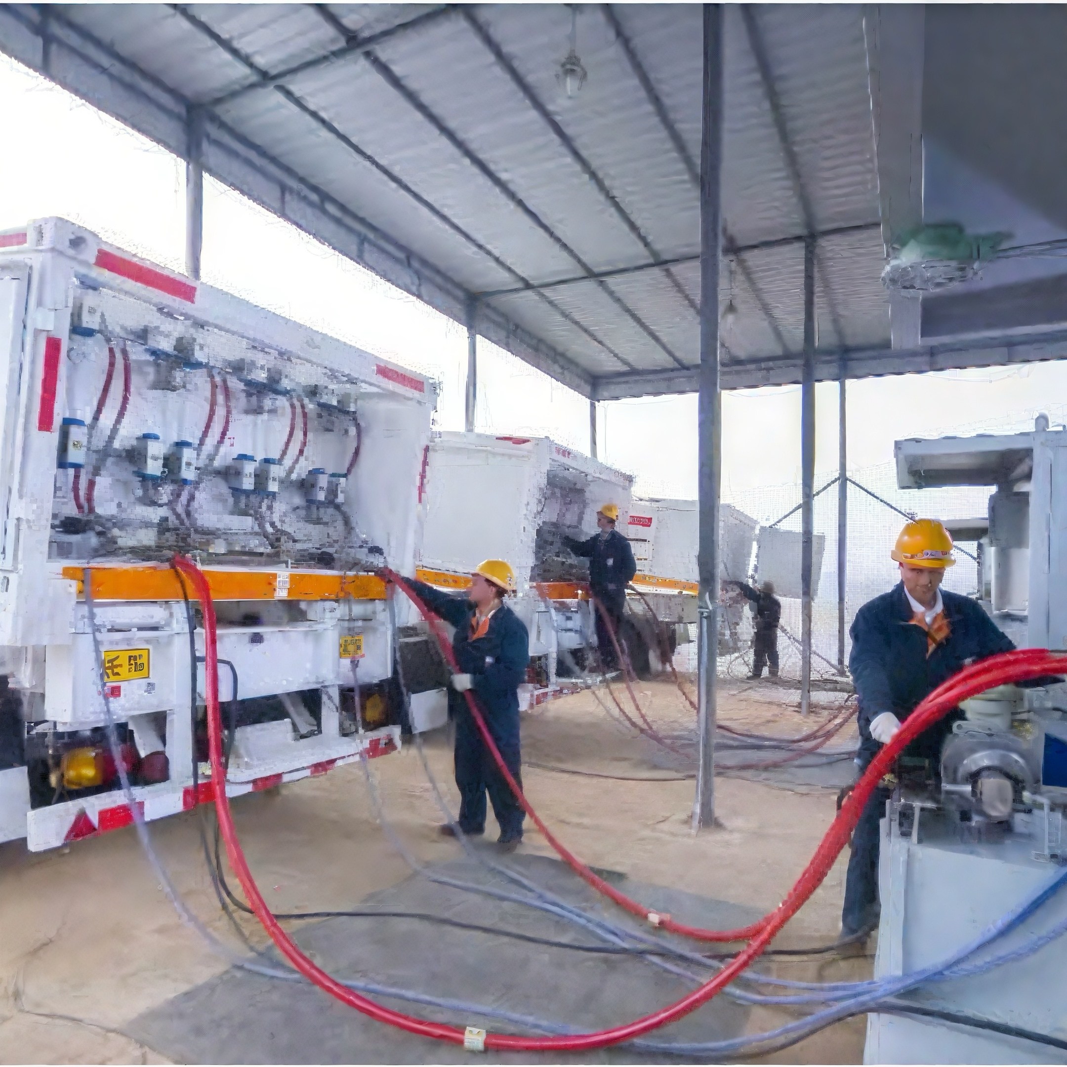Hydraulic Technology CNG Filling Station Daughter Station for NGVs