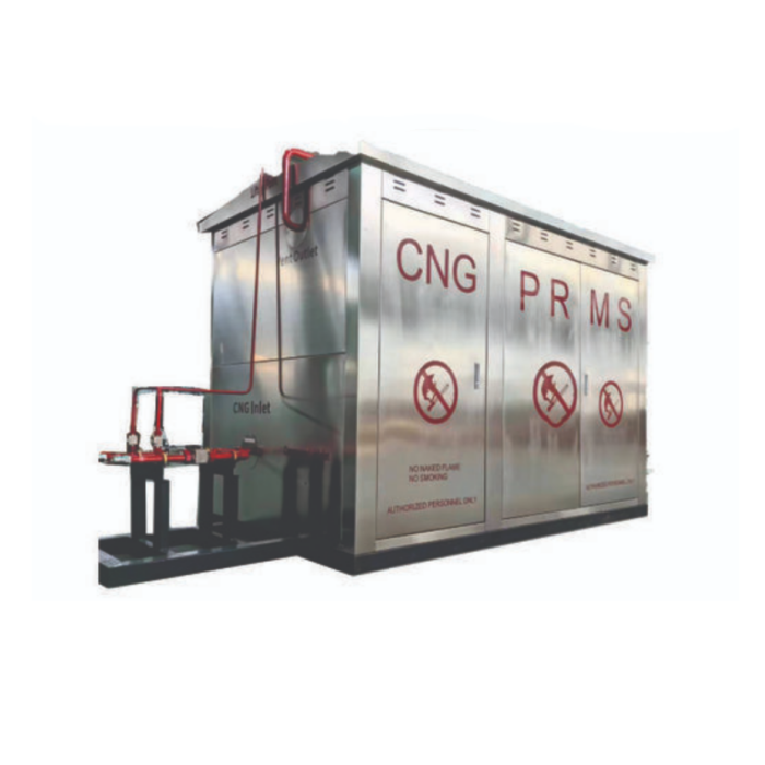 Inlet Pressure 200-250 Bar CNG Pressure Reducing System (PRMS) for CNG plant