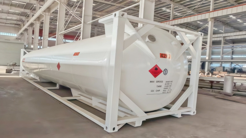 40ft LNG ISO Tank ASME Standard 40m3 Capacity